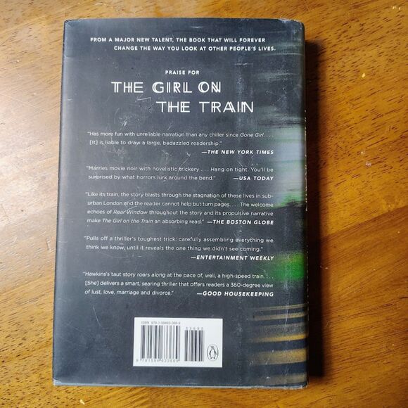 The Girl On The Train Hardcover Book 2015 Chiller Paula Hawkins 9781594633669 - Picture 6 of 6